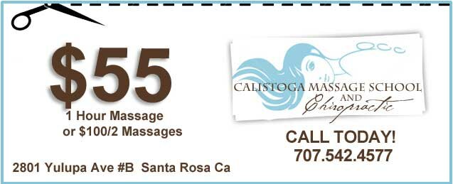 Calistoga Massage Center Located In Santa Rosa offers Discount Coupons for Massage